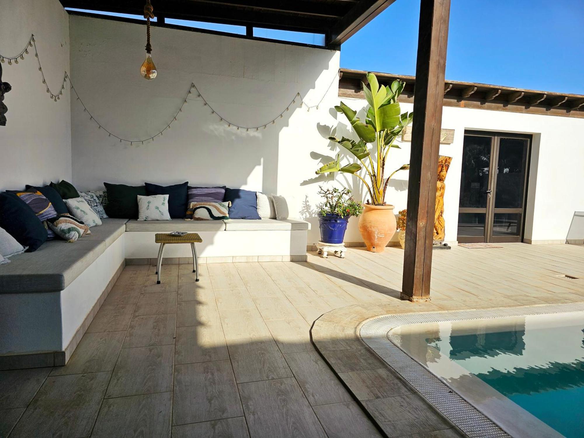 Villa Nazoly, Oasis De Tranquilidad Con Piscina Privada En El Corazon De Lanzarote Nazaret Luaran gambar